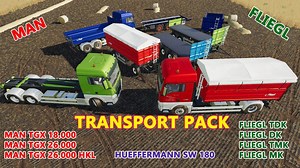 FLIEGL TRANSPORT PACK V1.2 - FS19 mod - FS19.net