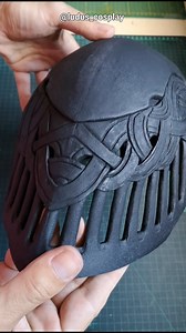 Lucas Michael Andalis on Instagram: "Ah yes, sculpting...my happy place. I miss it, I think I need to do a new sculpting project. This is some WIP on Malenia's helmet I made for the launch of Elden Ring. I've since sold the completed helmet, but I loved making it. This was made using EVA foam and covered with Worbla Black Art. 🖤 . Worbla from @cast4art 🫶 . #cosplayersofinstagram #wip #sculpting #diycrafts #art #eldenring #foamsmith #happyplace #reelsinstagram #instagramreels"
