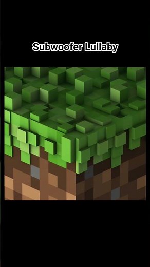 Subwoofer Lullaby - Minecraft Alpha - C418 #minecraft #music #shorts