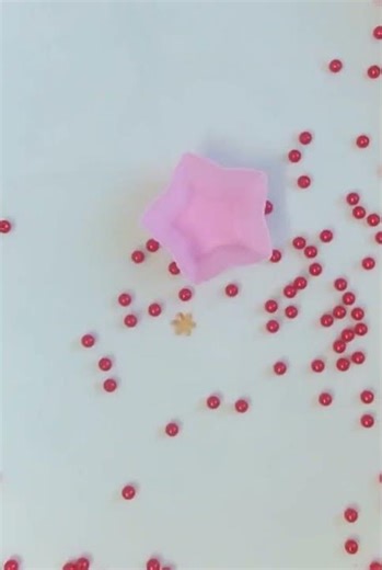 *Pouring and Sorting Red Beads 🔴 | Satisfying Bead ASMR #shorts*