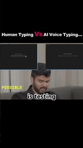 Speed Test: Human Typing Vs Al Voice Assistant. Follow @tankots42 and @wisprflow on IG