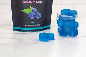 Magical Blue Raspberry Gummy Mix