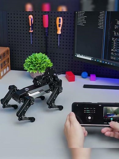 Building a Raspberry Pi CM4 Robotic Dog: From Code to Canine. #RaspberryPi #robotdog #robot #bionic