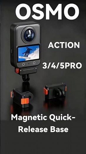 DJI Osmo Action 5 Pro Magnetic Quick Release Mount–Fast, Secure & Easy Setup for Any Adventure! #dji