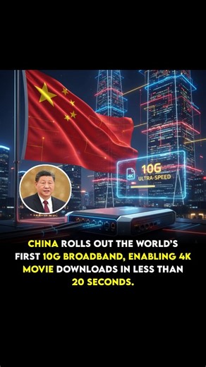 globebuzzdaily | China has rolled out the world’s first commercial 10G broadband service, pushing global internet technology to the next level. Using... | Instagram
