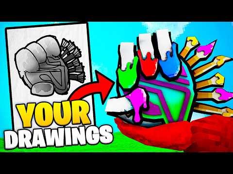 I Turned YOUR Drawings Into Cosmetics!