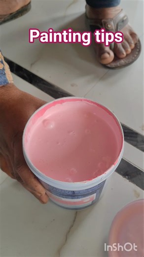 Paint mixing and applying || Painting process #paint #wall #home