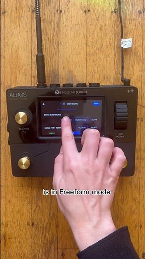 Backing tracks on the Aeros Loop Studio