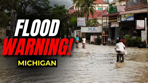 Michigan flood warning after powerful weekend storms