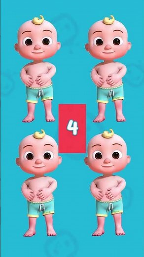 Where's YOUR Belly Button? 🫵 CoComelon Dance Party For #kids #shorts