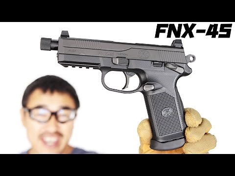 FNX-45 タクティカル ブラック ガスブローバック 東京マルイ ガスガンレビュー MARUI FN FNX-45 Tactical Black GBB Airsoft review