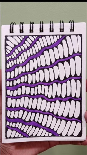 Easy pattern Drawing Idea 🖤💥 || #art #learntodraw #patternart #shorts