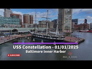 USS Constellation: A Stunning Aerial Tribute to America’s Naval History