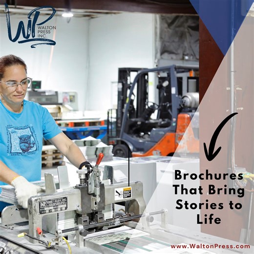 A great brochure doesn’t just convey information; it inspires confidence and prompts action. Great brochures inspire confidence. We help publishers and marketers design and print premium marketing pieces that make your message stand out. High-quality paper stock, vibrant color, and expert finishing bring your stories to life. Ready to inspire your audience? Start your brochure design partnership → https://1l.ink/7TGHVXW | Walton Press