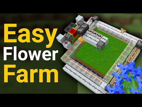 Simple & Fast Flower Farm (3,000 Flowers/Hour) | Minecraft 1.19 Tutorial