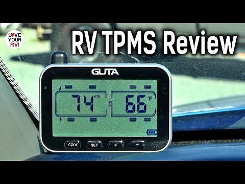 Guta RV Tire Pressure Monitor System - Install, Demo & Review