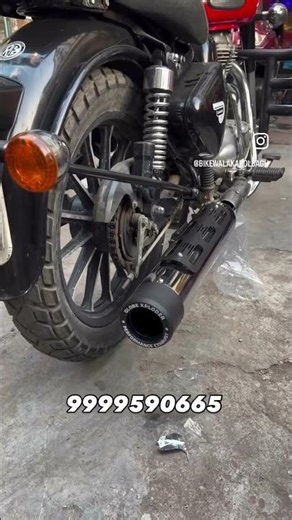 Classic 350 globe xploder performance exhaust installed 9999590665