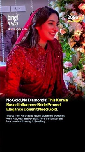 No Gold, No Diamonds. This Kerala Bride's Minimalist Wedding Look Is Winning Hearts.