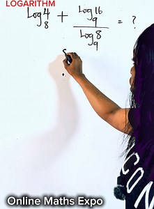 How to evaluate Logarithms with different bases. #maths #viralmaths #viralmath #onlinemaths #viralfacebookvideo #viralfypシforyoupage | Online Maths Expo