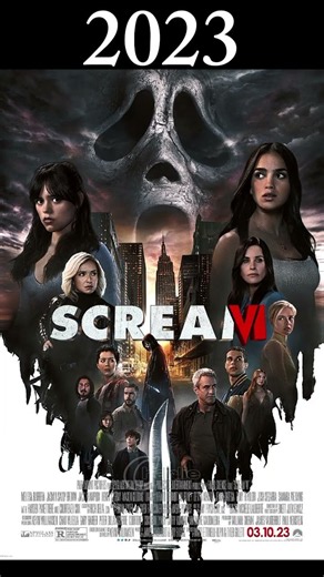 Evolution of Scream 1996-2026 #shorts #evolution