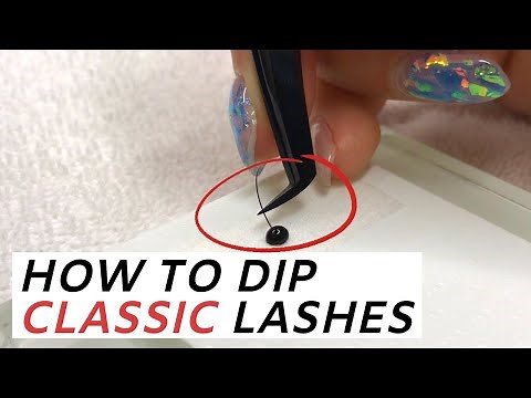 HOW TO DO: Classic Lash Extensions (Lash Glue Tip)