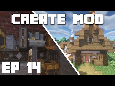 Minecraft Create Mod Tutorial - Bread Factory Ep 14