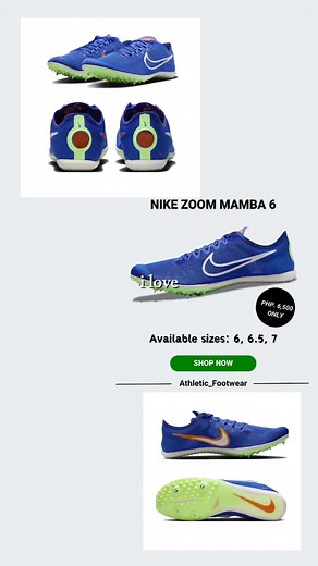NIKE MAMBA 6 SERIES: Grab Your Mid/Long Distance Spikes