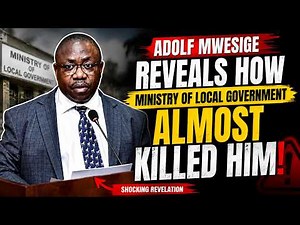 Adolf Mwesige Shares Shocking Story: "The Ministry of Local Government Almost Killed Me"