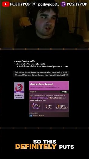 Quicksilver Reload Finally Has SPIRIT SCALING ✨ #shorts #deadlock