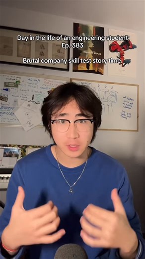 The Potential Dropout - Mechanical Engineering Student | Day in the life of an engineering student Ep. 383 Brutal company skill test story time/technical interview nightmare ______ About this... | Instagram