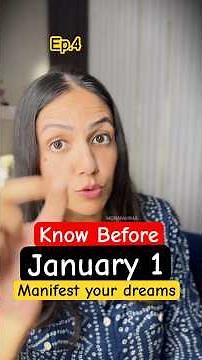Before 1 January: Know This Powerful Law of Attraction 🧲 ✨ #manifestation
