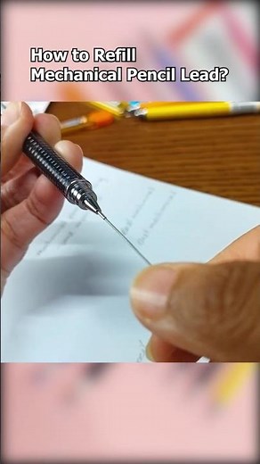 Refill Mechanical Pencil Lead #mechanicalpencil #refill #schoolsupplies #ytshorts
