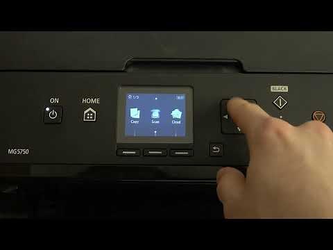 How to update firmware on Canon MG5700 series / Pixma 57500 series firmware update