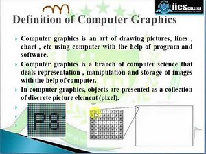 Computer Graphics | Lecture-1 | Introduction to Computer Graphics | By Devendra Sir | IICS COLLEGE |