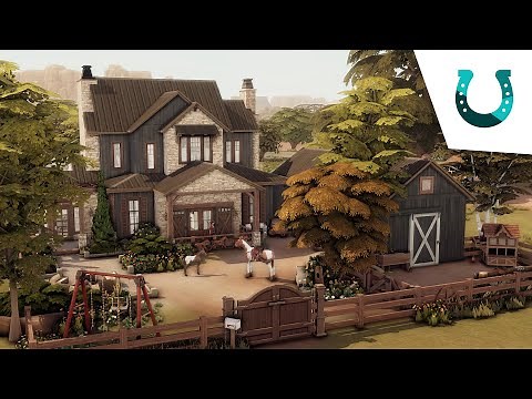 Small family ranch | The Sims 4 Horse ranch