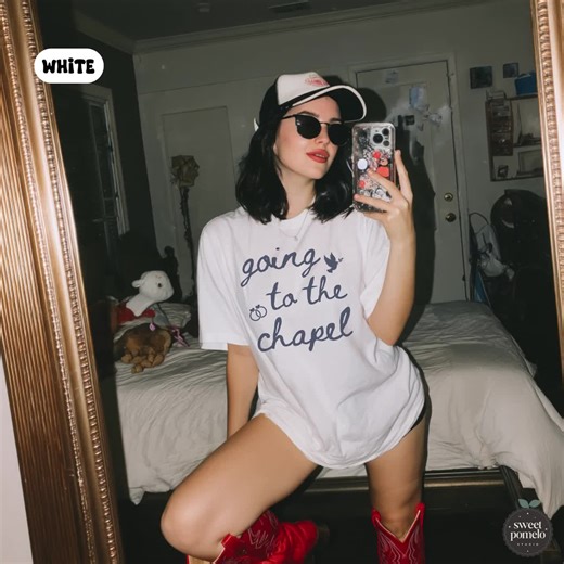 Personalized Bridal Shirt: Wedding Day of Bride Outfit Going to the Chapel Custom Bride Shirt