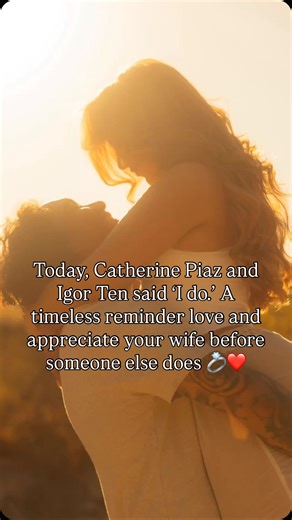 Casiana Antonia | Today marks the union of Catherine Piaz and Igor Ten. A beautiful beginning and a reminder never forget to love your wife before someone... | Instagram