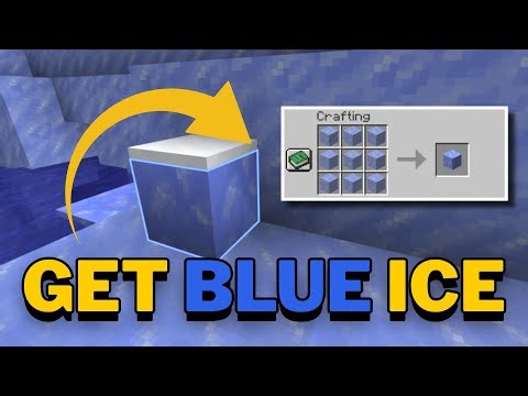 How to Make Blue Ice in Minecraft 2025!