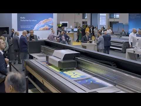 swissQprint Kudu high-end flatbed printer – launch, Berlin 2022