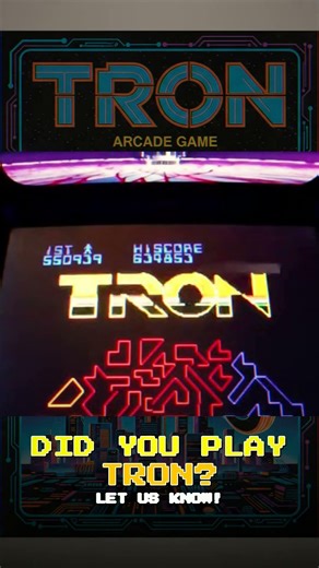 Tron — Bally Midway, 1982 🕹️ #Shorts