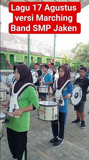 Lagu 17 Agustus Versi Marching Band SMP Jaken. #drumband #marchingband #17agustus
