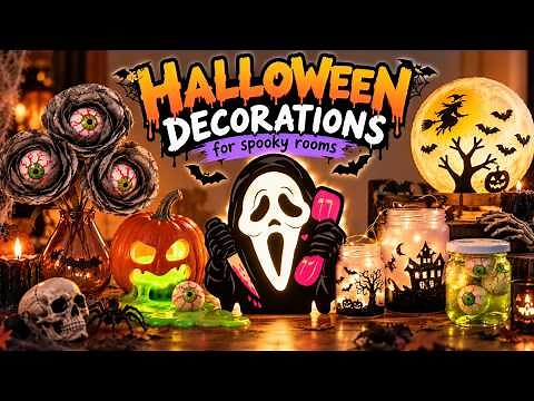 8 Easy DIY Last-Minute Halloween Room Decor Ideas for a Spooky Vibe! 🎃👻