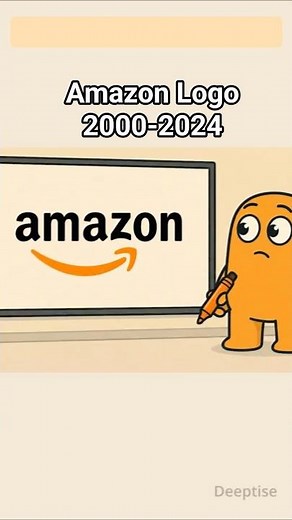#amazon #logoevolution #logohistory #brandhistory