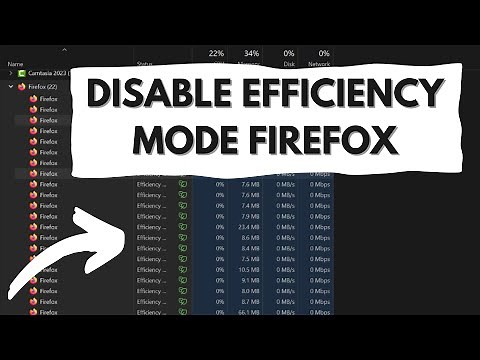 How to Disable Firefox Efficiency mode in Windows 11 (Permanently)