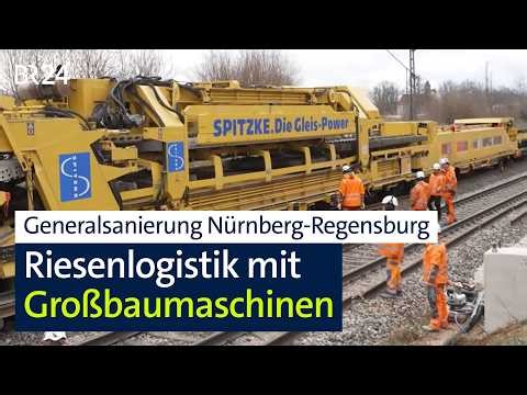 Bahnstrecke Nürnberg–Regensburg: Bahn zieht Halbzeitbilanz zur Generalsanierung | Abendschau | BR24