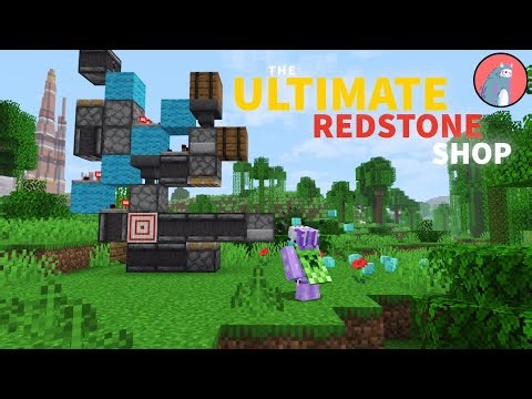 How to make an AUTOMATED REDSTONE SHOP in Minecraft