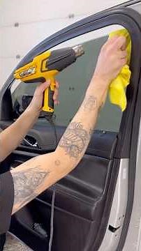 Step by Step How To Tint a Window (With Precut Tint, Seal Removed) #windowtinting #tintingtips #diy