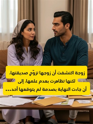 قصة زوجة اكتشفت أن زوجها تزوّج صديقتها، لكنها تظاهرت بعدم علمها، إلى أن جاءت النهاية بصدمة لم يتوقعها أحد… #قصص_حقيقيه #قصص_واقعية #قصص_واقعيه #قصص_حزينه #قصص_جديده