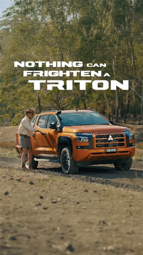 Mitsubishi’s most capable ute ever is ready for anything. Unlike Russell Coight… | Mitsubishi Motors Australia