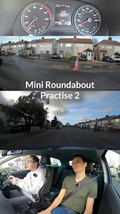Mini roundabout practise 2. #roundabouts | Conquer Driving